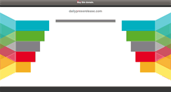 Desktop Screenshot of dailypressrelease.com