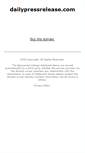 Mobile Screenshot of dailypressrelease.com